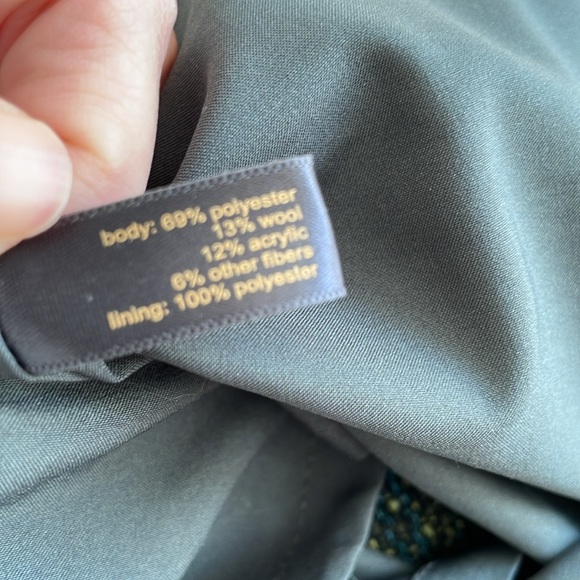 Wool Blend Mini Skirt, Size 12 - Picture 5 of 5